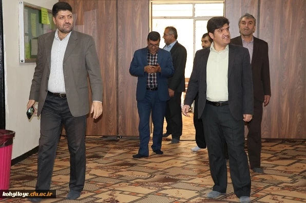 بازدید رئیس اداره عمران سازمان مرکزی از دانشگاه فرهنگیان کهگیلویه و بویراحمد 12