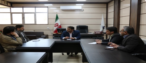 جلسه رئیس اداره عمران سازمان مرکزی با مدیرکل نوسازی استان 2