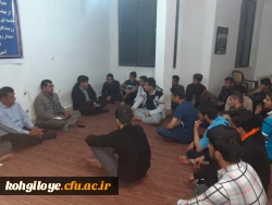 دیدار و نشست صمیمی رئیس دانشگاه با دانشجویان 5