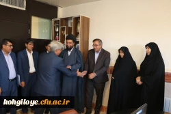 معارفه معاون امور دانشجویی و توسعه منابع پردیس شهید ایزدپناه 2