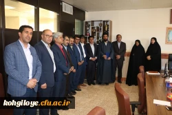 معارفه معاون امور دانشجویی و توسعه منابع پردیس شهید ایزدپناه 4