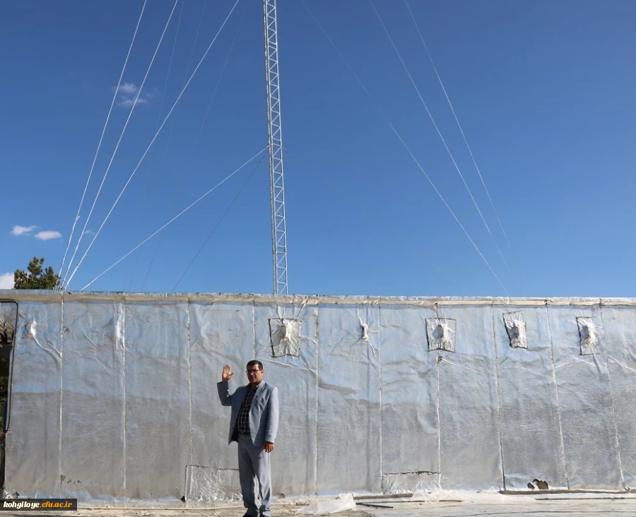 نصب دو دکل اینترنتی در دانشگاه فرهنگیان استان 4