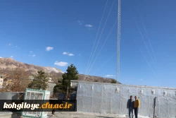 نصب دو دکل اینترنتی در دانشگاه فرهنگیان استان 5