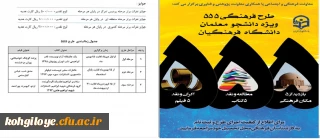 قابل توجه دانشجو معلمان گرامی

شیوه نامه طرح فرهنگی 555 در سال تحصیلی 99-98 ابلاغ گردید