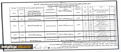 قابل توجه پذیرفته شدگان مرحله اول آزمون استخدام پیمانی آموزش و پرورش 

اعلام جدول زمان بندی تشکیل پرونده و مصاحبه