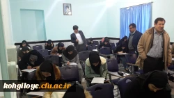 بازدید دکتر هاشمی از حوزه امتحانی پردیس کوثر 2