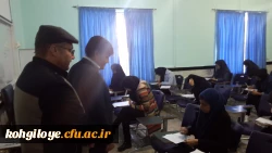 بازدید دکتر هاشمی از حوزه امتحانی پردیس کوثر 3