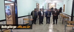 بازدید دکتر هاشمی از حوزه امتحانی پردیس کوثر 4