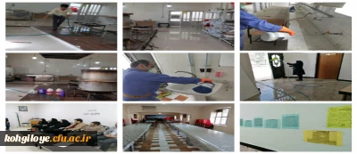 گزارشی از فعالیت های ستاد پیشگیری از ویروس کرونا در دانشگاه فرهنگیان