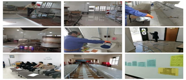 گزارشی از فعالیت های ستاد پیشگیری از ویروس کرونا در دانشگاه فرهنگیان 2