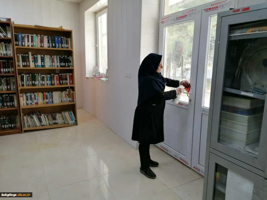 گزارشی از فعالیت های ستاد پیشگیری از ویروس کرونا در دانشگاه فرهنگیان 7