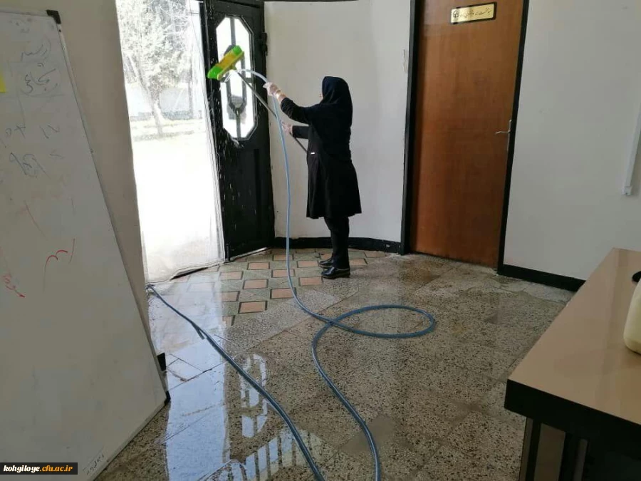 گزارشی از فعالیت های ستاد پیشگیری از ویروس کرونا در دانشگاه فرهنگیان 10