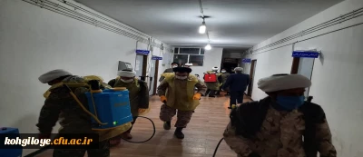 با همکاری گروه جهادی شهید میثمی و دفتر نهاد رهبری انجام شد:

ضدعفونی دانشگاه فرهنگیان استان 