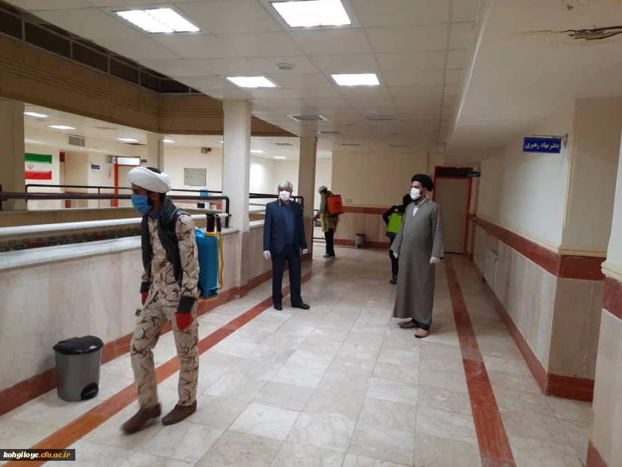 ضدعفونی دانشگاه فرهنگیان استان  4