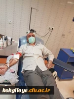 اهدای خون مسئولان و کارکنان دانشگاه فرهنگیان استان  4