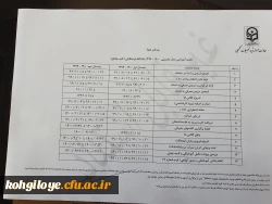 تقویم آموزشی سال تحصیلی 1400-1399 دانشگاه فرهنگیان در مقاطع مختلف تحصیلی 3