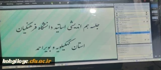 در بستر فضای مجازی برگزار شد:

جلسه هم اندیشی اساتید دانشگاه فرهنگیان استان