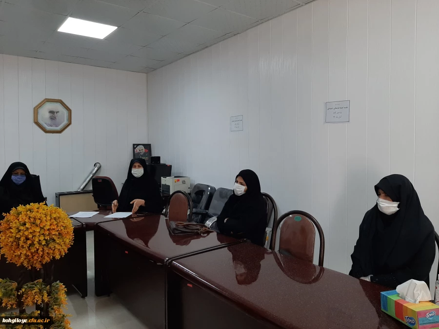 جلسه کمیته فرهنگی پردیس کوثر در نیمسال اول تحصیلی 1400-1399 2