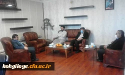 دیدار دکتر هاشمی با مدیرعامل جدید بانک سپه استان 3