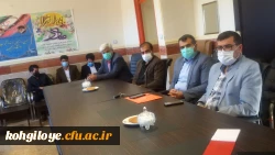  هم زمان با سراسر کشور انجام شد:
 برگزاری آیین استقبال از نو دانشجو معلمان دانشگاه فرهنگیان در پردیس شهید ایزدپناه یاسوج  2