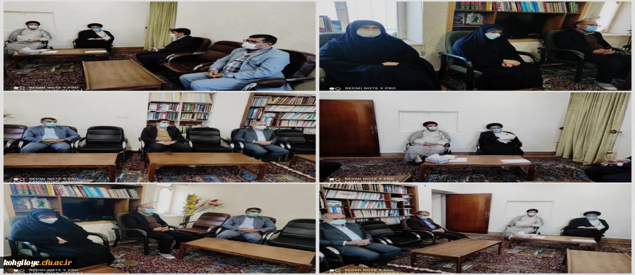 دیدار مسئولین دانشگاه فرهنگیان استان با آیه الله ملک حسینی 2