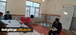 بازدید سرپرست دانشگاه فرهنگیان استان کهگیلویه و بویراحمد از مصاحبه آزمون استخدامی آموزش و پرورش 2