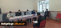بازدید سرپرست دانشگاه فرهنگیان استان کهگیلویه و بویراحمد از مصاحبه آزمون استخدامی آموزش و پرورش 4