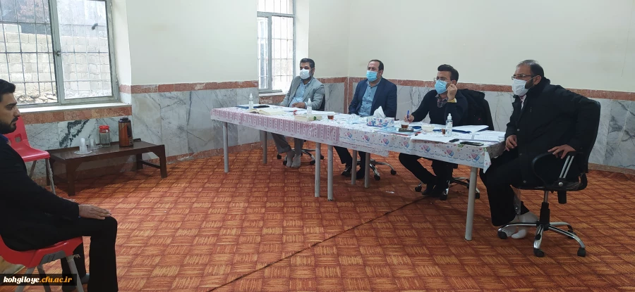 بازدید سرپرست دانشگاه فرهنگیان استان کهگیلویه و بویراحمد از مصاحبه آزمون استخدامی آموزش و پرورش 12
