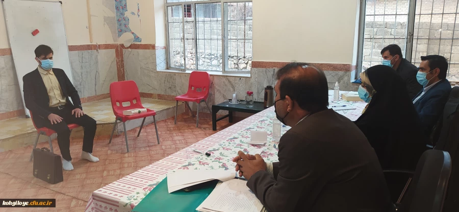 بازدید سرپرست دانشگاه فرهنگیان استان کهگیلویه و بویراحمد از مصاحبه آزمون استخدامی آموزش و پرورش 18