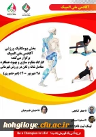 کارگاه غیرحضوری مقاوم سازی و بهبود عملکرد مفاصل شانه و لگن آکادمی ملی المپیک 2