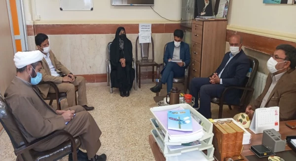 دیدارهای مسئول دفتر نهاد مقام معظم رهبری در دانشگاه فرهنگیان استان 2