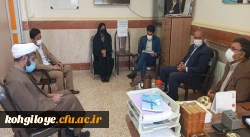 دیدارهای مسئول دفتر نهاد مقام معظم رهبری در دانشگاه فرهنگیان استان 7