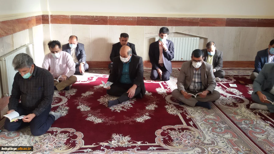 برگزاری مراسم پرفیض زیارت عاشورا در پردیس شهید ایزدپناه یاسوج 6