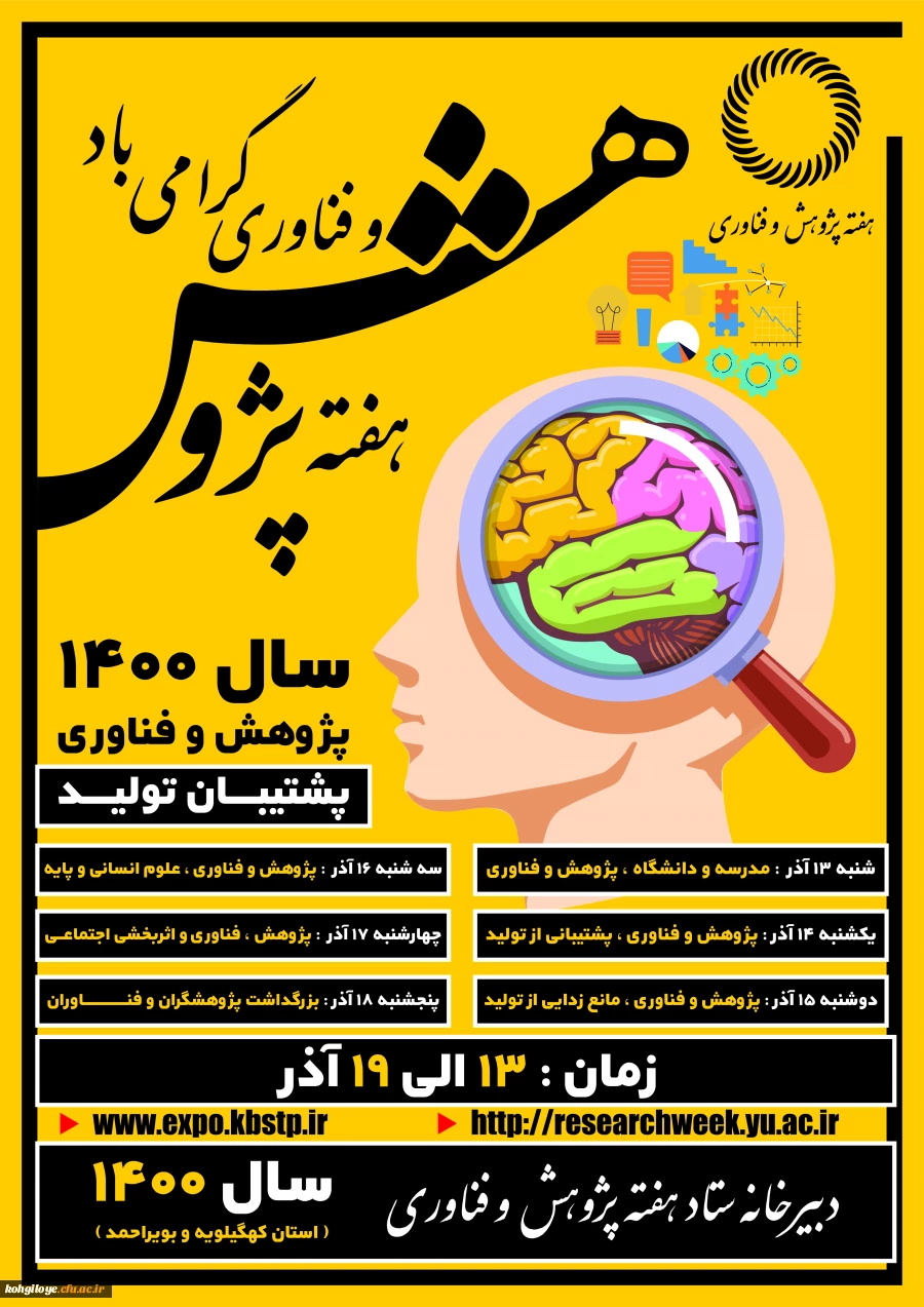 هفته پژوهش بر اساتید، دانشجویان و پژوهشگران گرامی باد 2