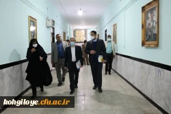 بازدید هیطت اعزامی سازمان مرکزی از دانشگاه فرهنگیان استان 10