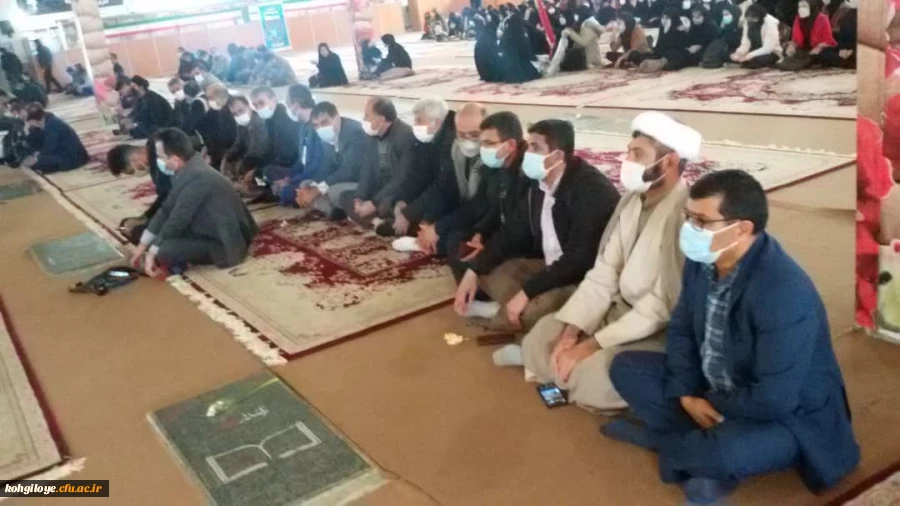 حضور با شکوه دانشگاهیان دانشگاه فرهنگیان استان در مراسم ۱۲بهمن آغاز دهه فجر انقلاب اسلامی- گلزار شهدای یاسوج 4