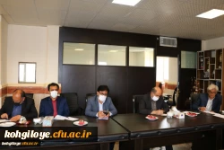 جلسه شورای اداری پردیس شهید ایزدپناه با حضور مدیریت جدید دانشگاه فرهنگیان استان  7