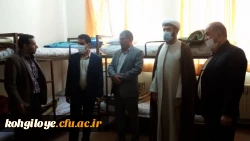بازدید دکتر حسینی نیک از خوابگاه پوریای ولی 8