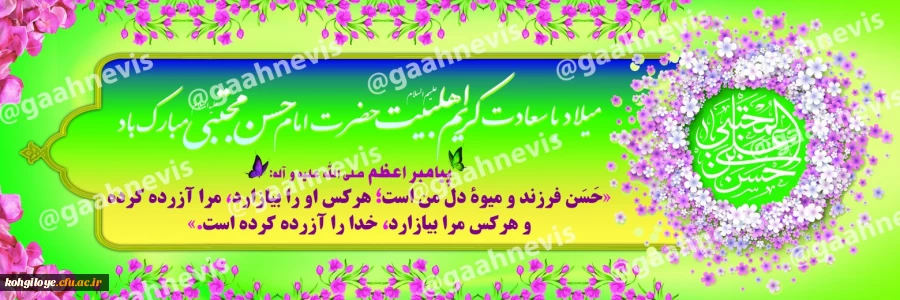  میلاد با سعادت دومین ستاره سپهر امامت و ولایت، کریم اهل بیت(ع) حضرت امام حسن مجتبی(ع) مبارک باد. 2