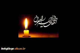 انالله و انالیه راجعون
