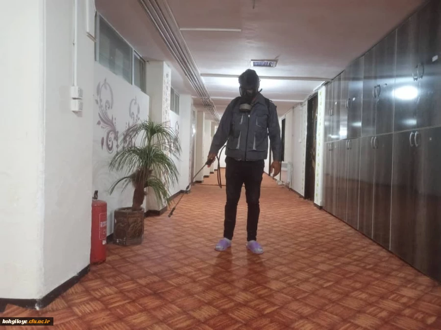  به منظور حفظ نظافت و بهداشت محیط انجام شد:

سم پاشی فضای بیرونی و داخلی پردیس کوثر 2