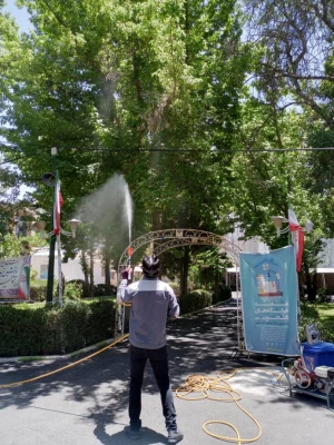  به منظور حفظ نظافت و بهداشت محیط انجام شد:

سم پاشی فضای بیرونی و داخلی پردیس کوثر 2