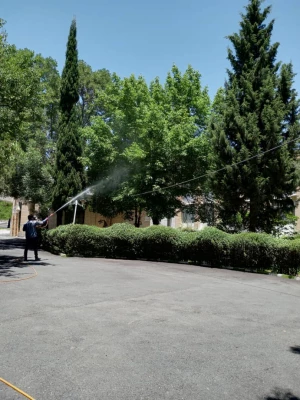  به منظور حفظ نظافت و بهداشت محیط انجام شد:

سم پاشی فضای بیرونی و داخلی پردیس کوثر 2