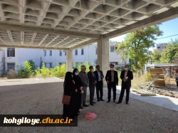 بازدید مدیرکل حوزه دانشجویی سازمان مرکزی و هییت همراه از پردیس کوثر  2