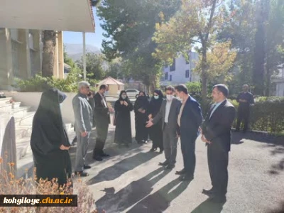 بازدید مدیرکل حوزه دانشجویی سازمان مرکزی و هییت همراه از پردیس کوثر 