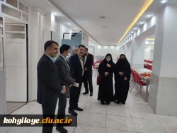 بازدید مدیرکل حوزه دانشجویی سازمان مرکزی و هییت همراه از پردیس کوثر  13
