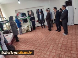 بازدید مدیرکل حوزه دانشجویی سازمان مرکزی و هیئت همراه از پردیس شهید ایزدپناه 5