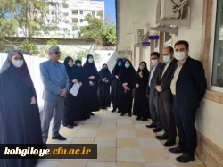 بازدید مدیرکل حوزه دانشجویی سازمان مرکزی و هیئت همراه از پردیس شهید ایزدپناه 7