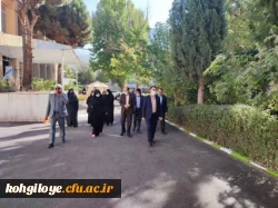 بازدید مدیرکل حوزه دانشجویی سازمان مرکزی و هیئت همراه از دانشگاه فرهنگیان استان کهگیلویه و بویراحمد 4