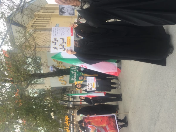 شرکت مسئولان،  کارکنان، اساتید و دانشجویان پردیس کوثر در راهپیمایی یوم الله سیزده آبان 4